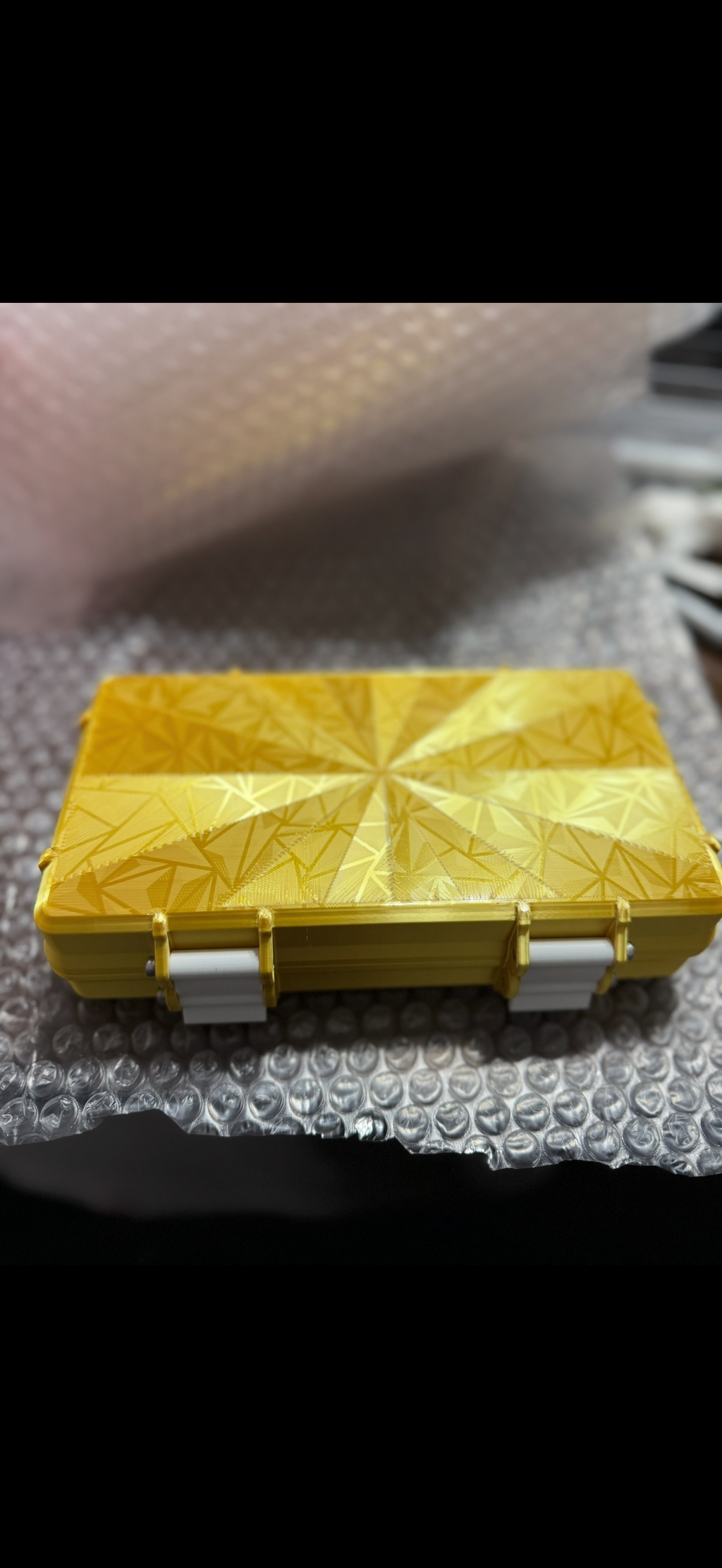 “Golden Dreams” edition -  3ml (50 or 100 vials) - Peptide Storage Container - Secure Stylish Protection Plastic Box Organizer for Peptides GLP-1s - Fits Vials Up to 17mm Diameter