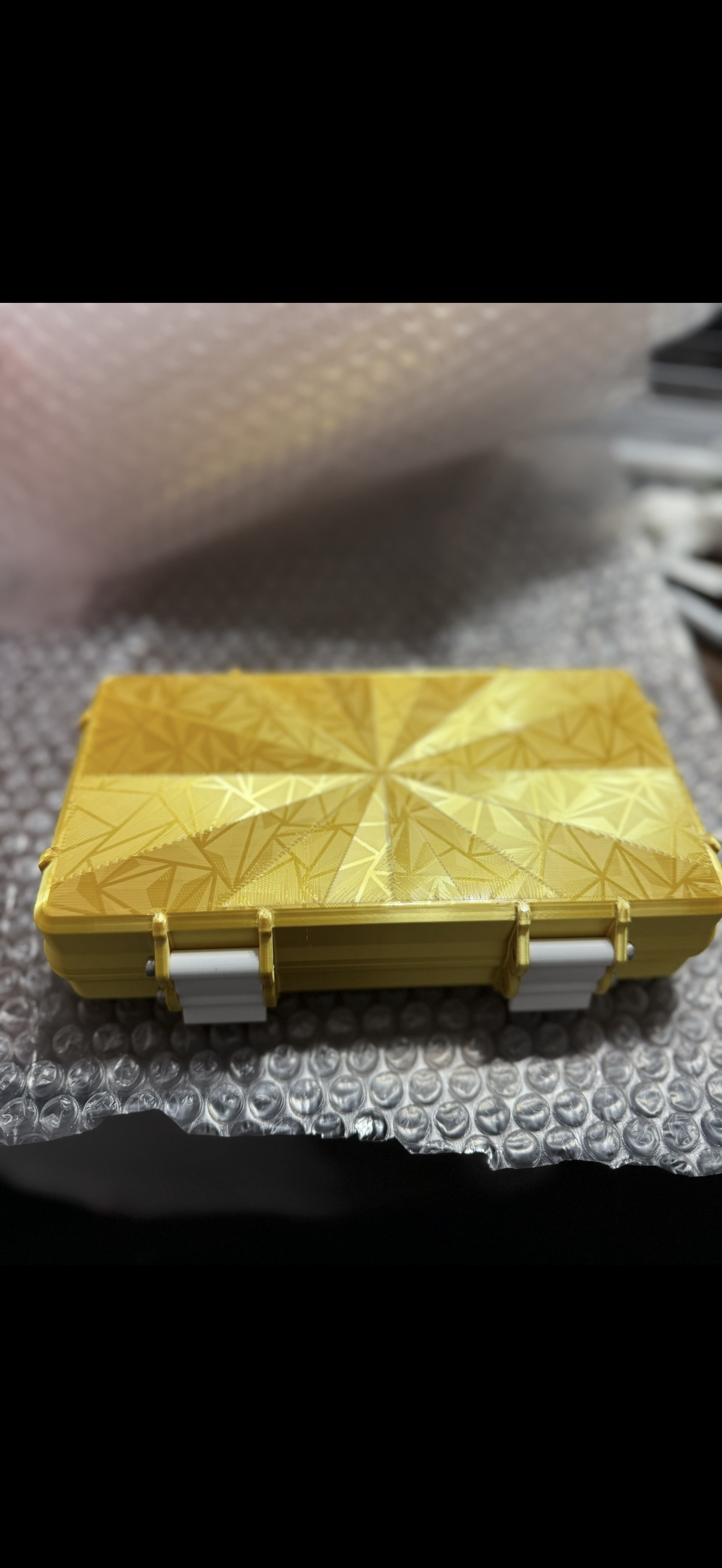 “Golden Dreams” edition -  3ml (50 or 100 vials) - Peptide Storage Container - Secure Stylish Protection Plastic Box Organizer for Peptides GLP-1s - Fits Vials Up to 17mm Diameter