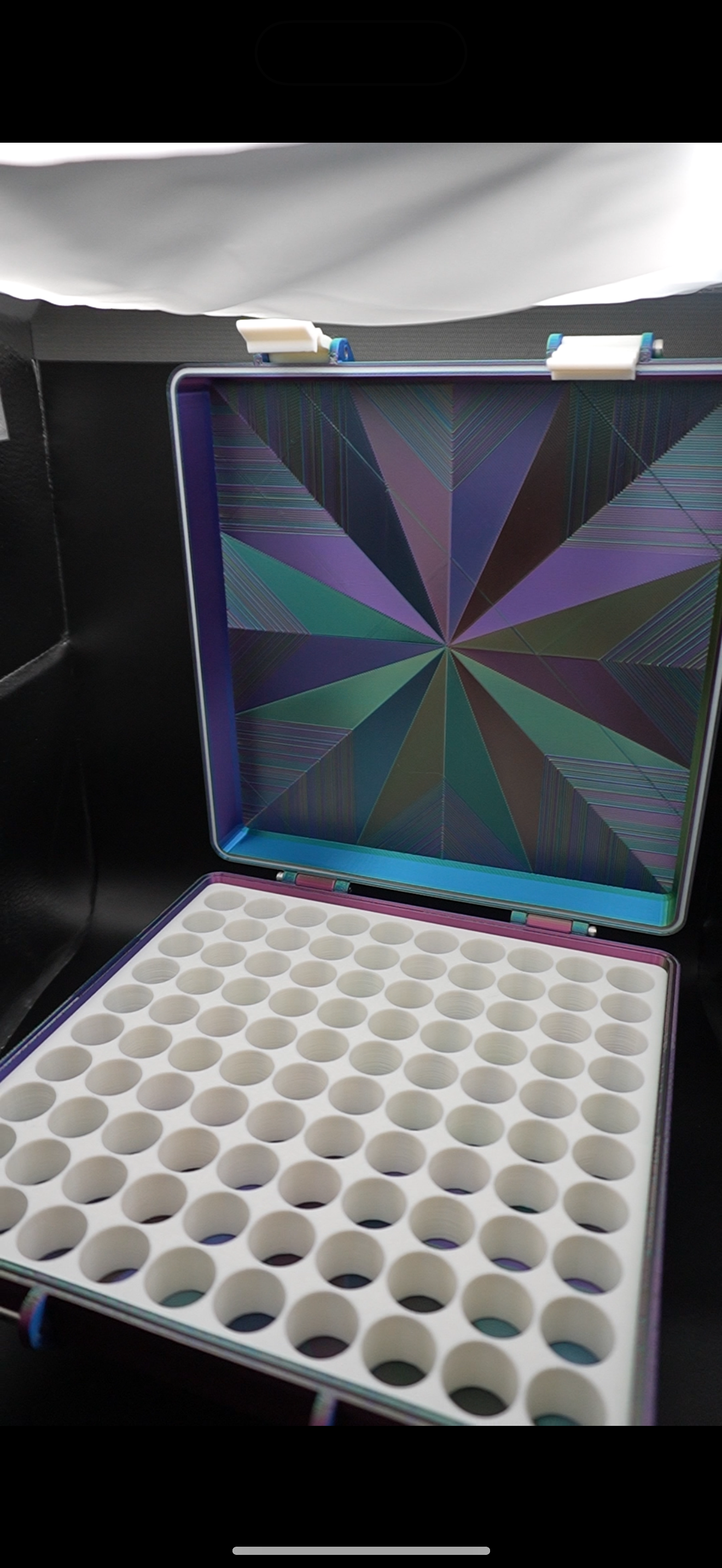 “Joker” edition -  3ml (50 or 100 vials) - Peptide Storage Container - Secure Stylish Protection Plastic Box Organizer for Peptides GLP-1s - Fits Vials Up to 17mm Diameter