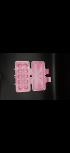 “Pink Ranger” edition -  3ml (50 or 100 vials) - Peptide Storage Container - Secure Stylish Protection Plastic Box Organizer for Peptides GLP-1s - Fits Vials Up to 17mm Diameter