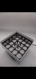 Budget Freezer Vial Storage Box with Insert | 3 mL or  5–10 mL Vial Organizer