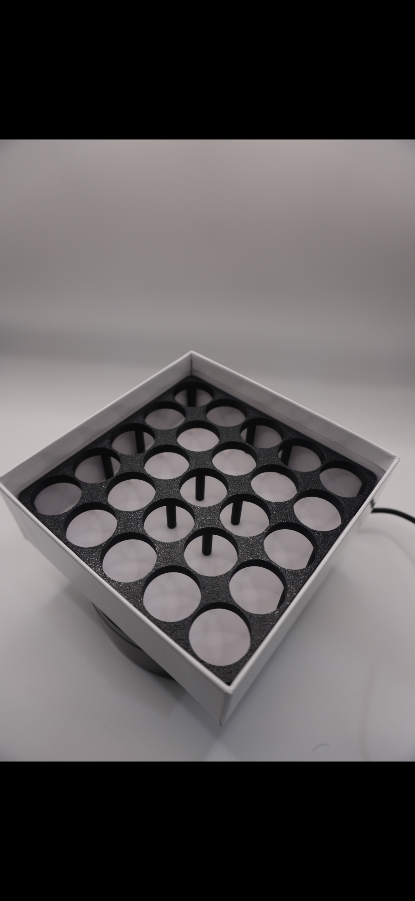 Budget Freezer Vial Storage Box with Insert | 3 mL or  5–10 mL Vial Organizer