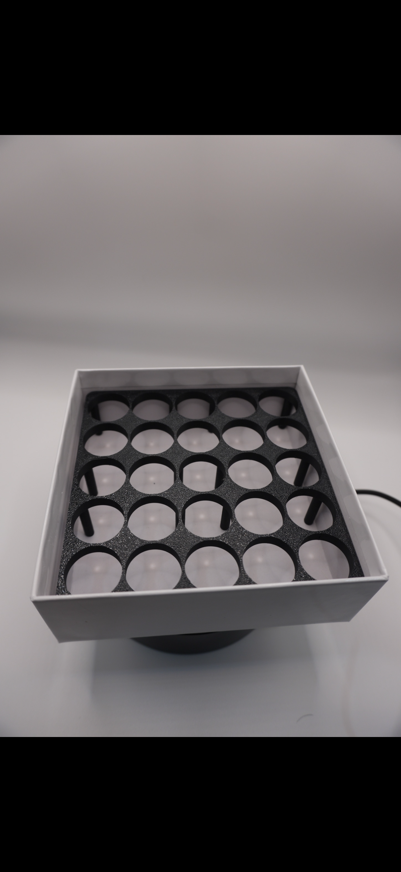 Budget Freezer Vial Storage Box with Insert | 3 mL or  5–10 mL Vial Organizer