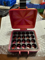 “Ironman” edition -  3ml Peptide Storage Container - Secure Stylish Protection Plastic Box Organizer for Peptides GLP-1s - Fits Vials Up to 17mm Diameter