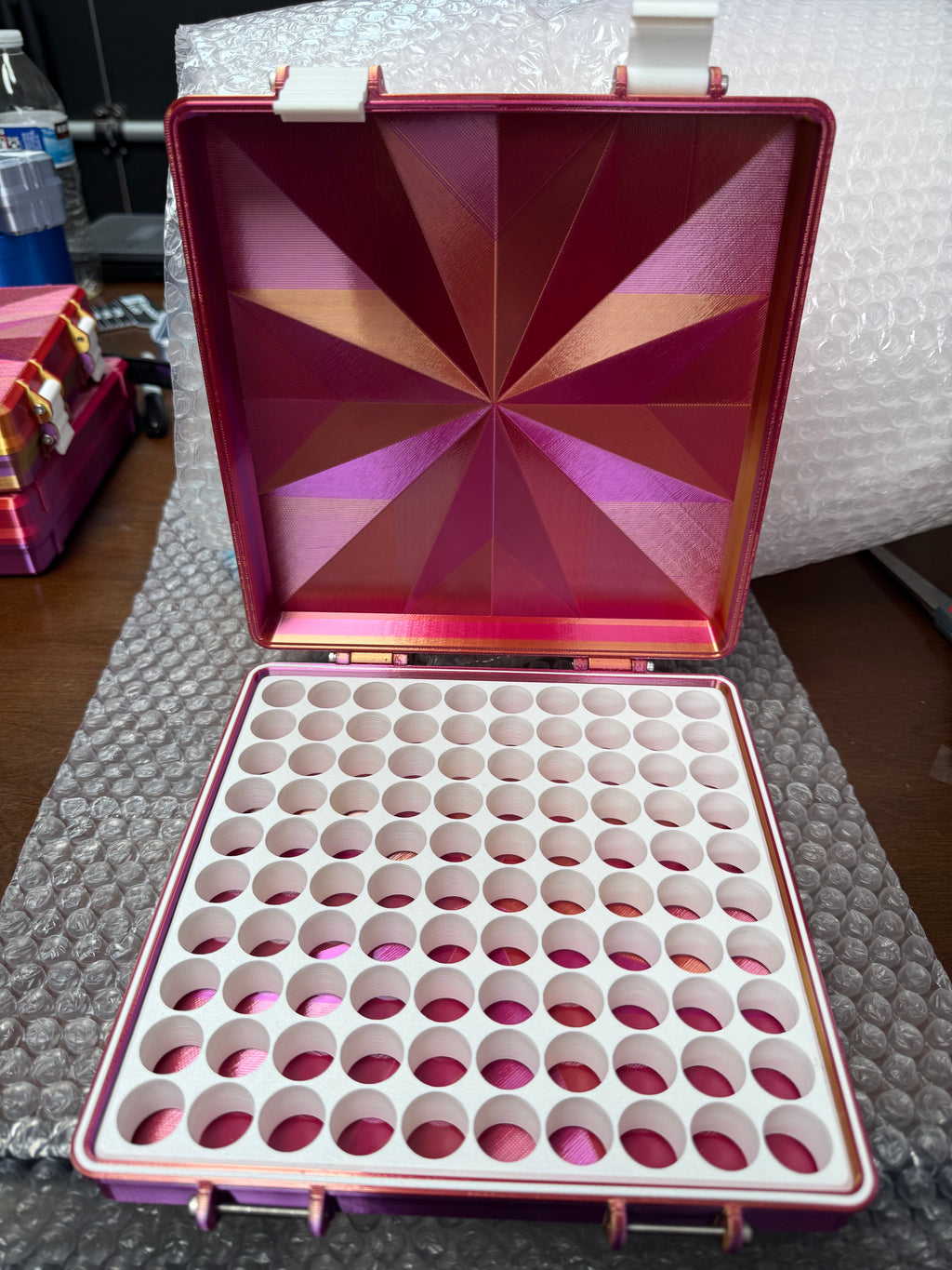 “Ironman” edition -  3ml Peptide Storage Container - Secure Stylish Protection Plastic Box Organizer for Peptides GLP-1s - Fits Vials Up to 17mm Diameter